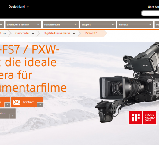 Die Sony PXW-FS7: Eine Profi-Cam speziell für Dokumentarfilmer